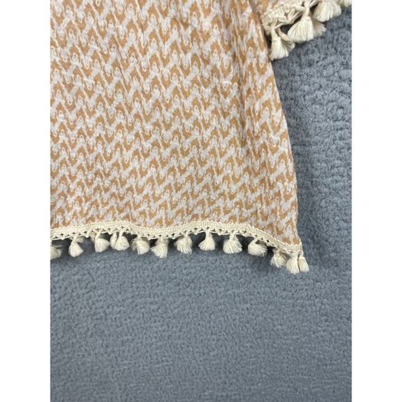 Eberjey Womens Size S/M Top Shirt Blouse Fringe Printed Swim Cover Up - Picture 10 of 10